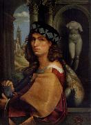 CAPRIOLO, Domenico Portrait of a man oil painting artist